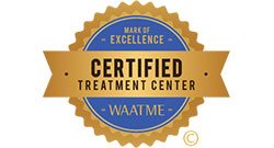 Certified Treatment Center by WAATME Mark of Excellence