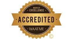 Accredited by WAATME Mark of Excellence